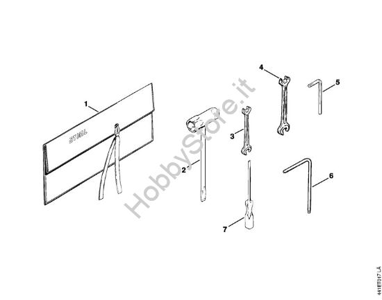 Attrezzi, accessorio a richiesta BT 360 BT 360 brand Stihl